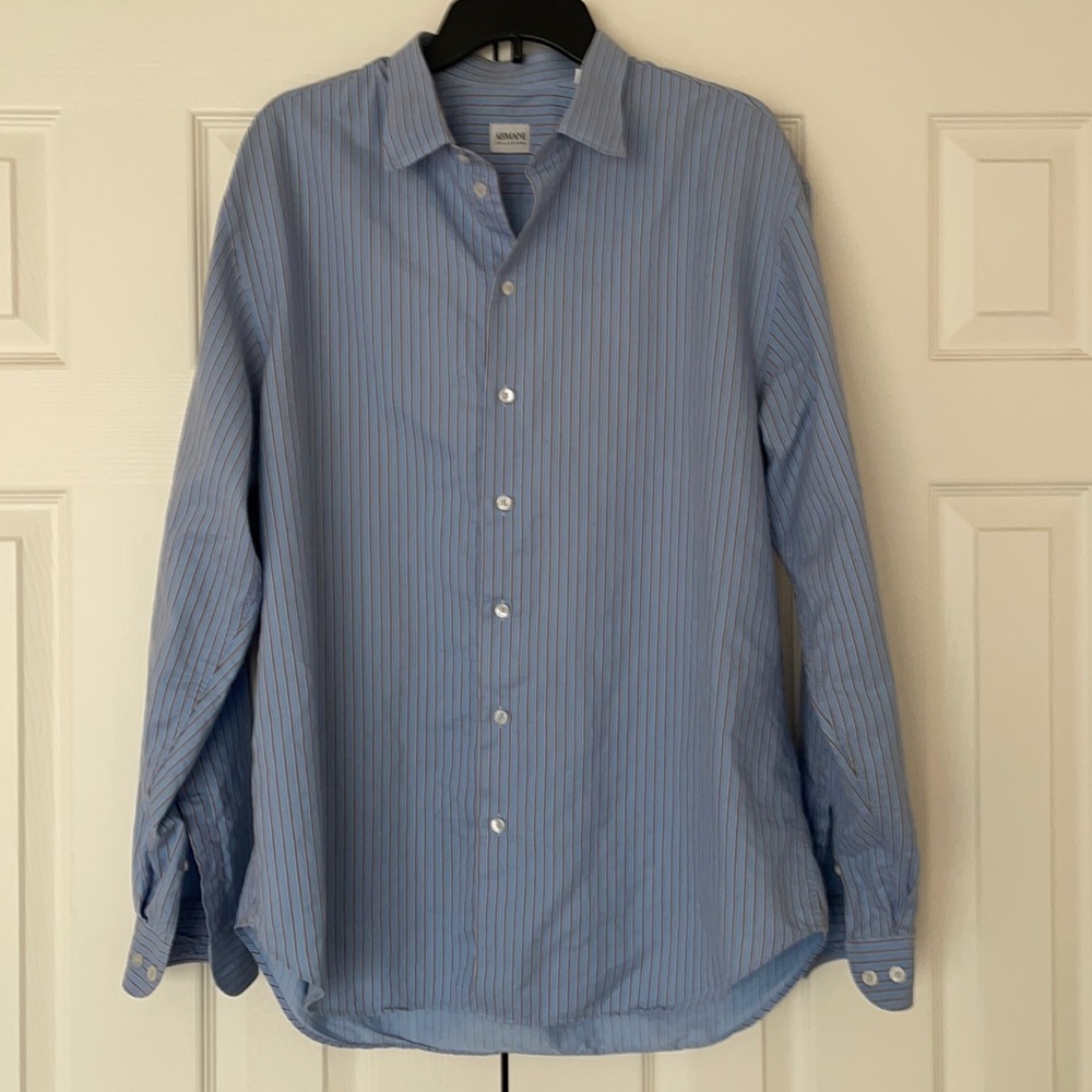 Armani Collezioni dress Shirt XXL 100% cotton